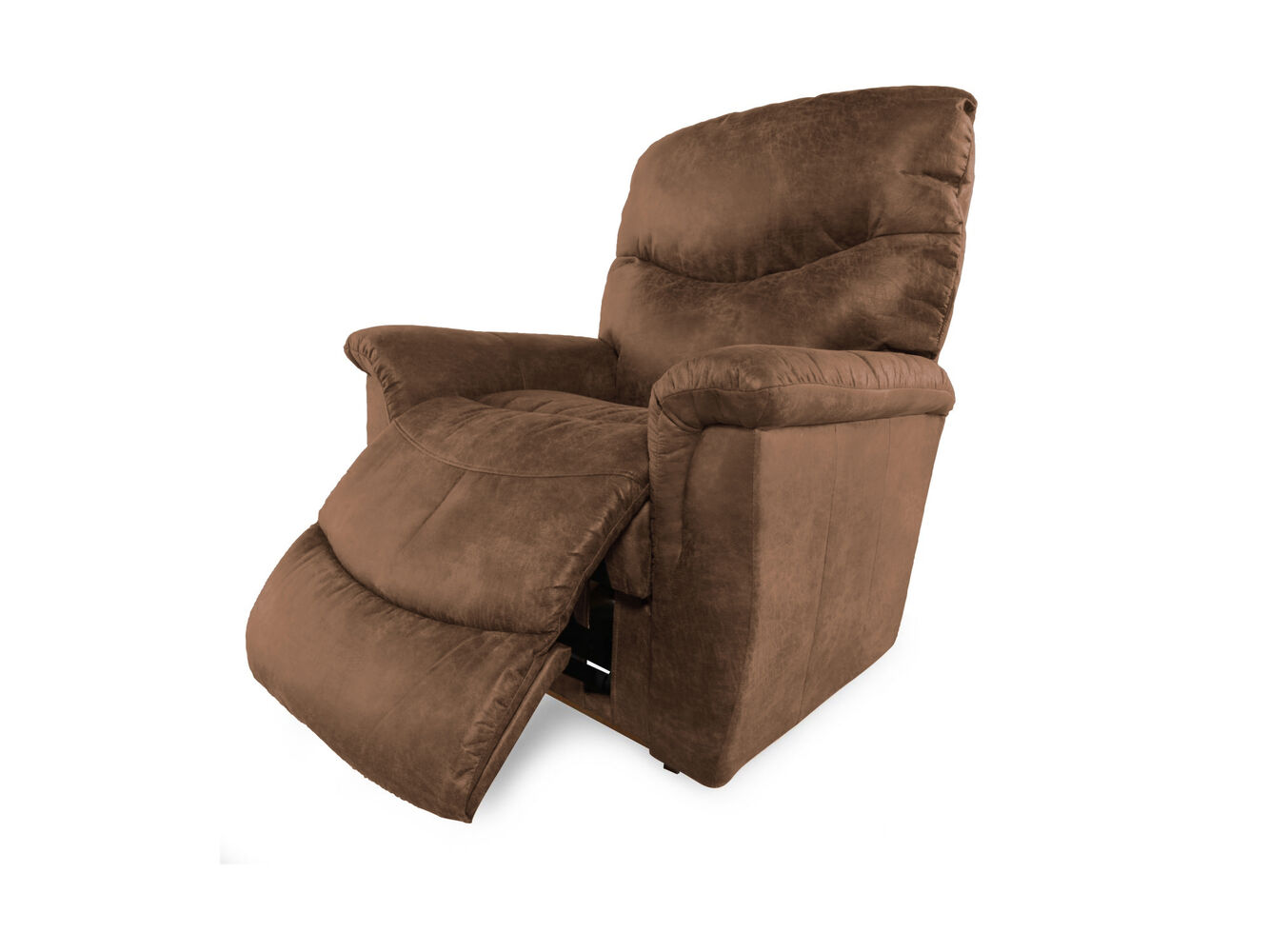 LaZBoy James Silt Renew Leather Recliner Mathis Brothers Furniture